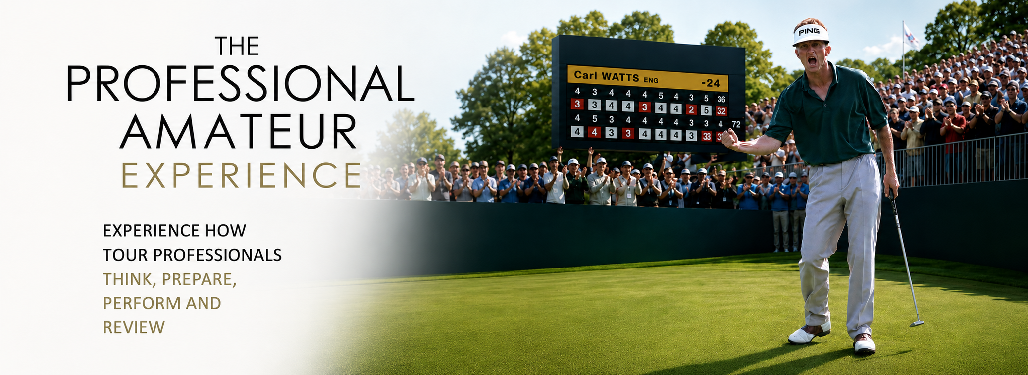 The Professional Amateur Experience Banner Text